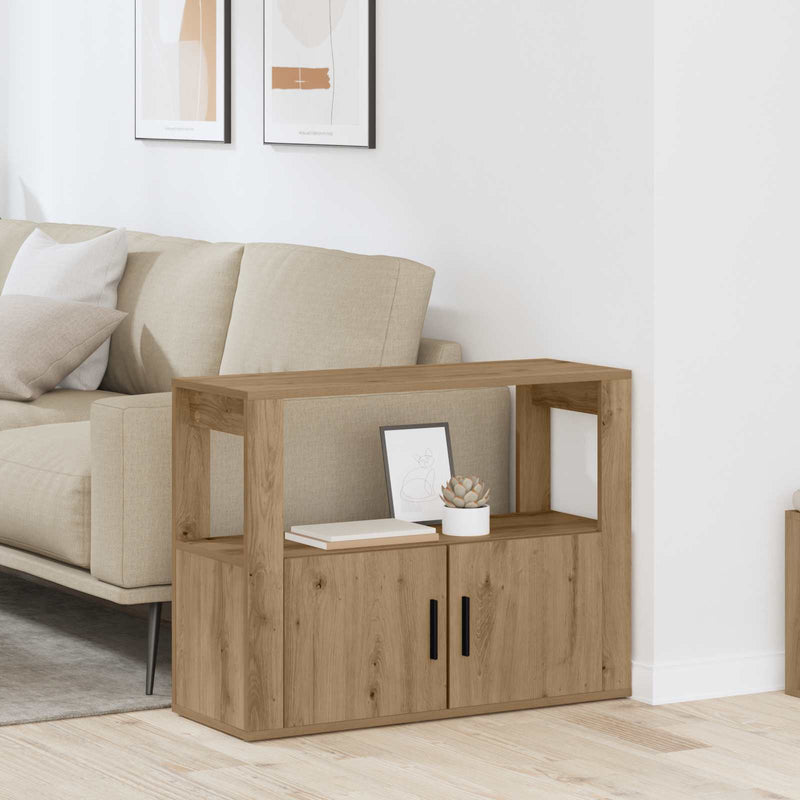 Bufet stejar artizanal 80 x 30 x 60 cm Lemn prelucrat