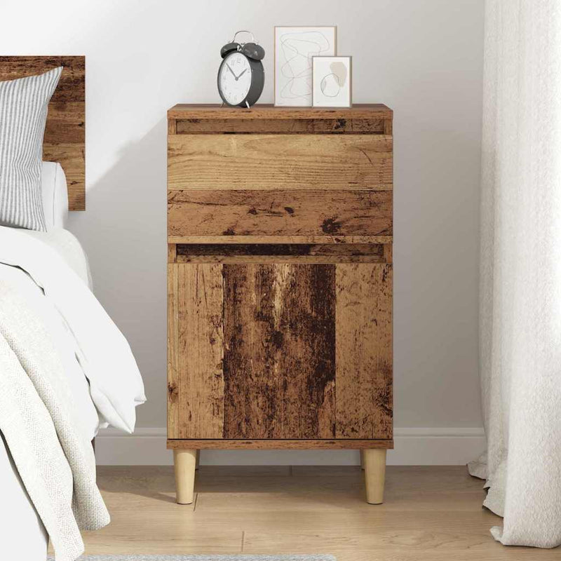 Dulap de noapte Lemn vechi 40 x 35 x 70 cm Lemn prelucrat