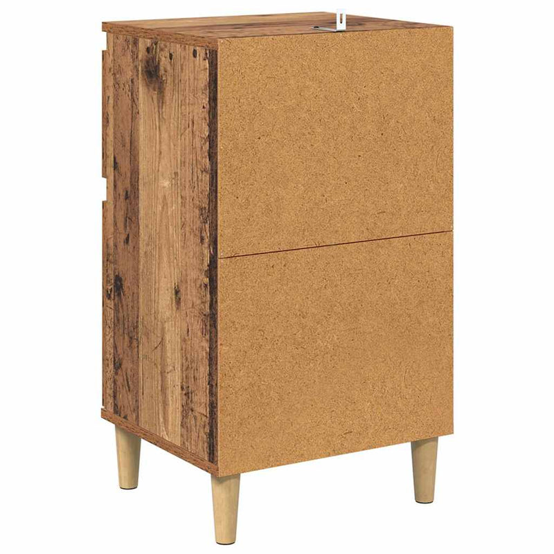 Dulap de noapte Lemn vechi 40 x 35 x 70 cm Lemn prelucrat