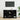 Bufet Stejar Negru 100 x 35,5 x 60 cm Lemn prelucrat