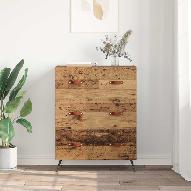 Comodă cu sertare Lemn vechi 69,5 x 34 x 90 cm Lemn prelucrat