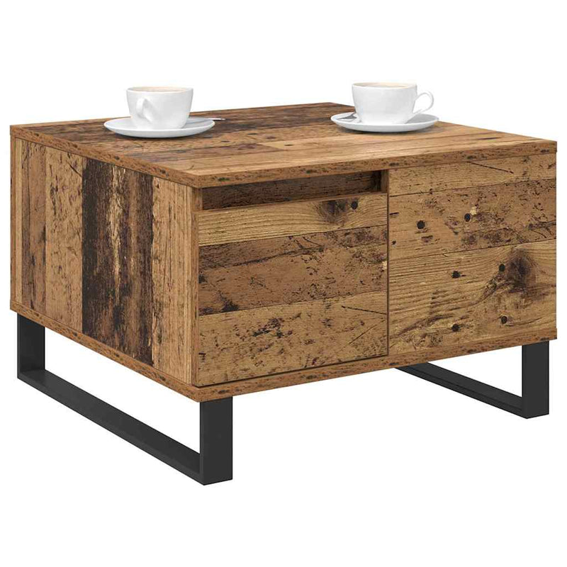 Masă de cafea Lemn Vechi 55 x 55 x 36,5 cm Lemn prelucrat