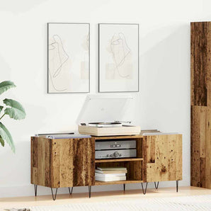 Dulap pentru discuri de vinil Lemn Vechi 121 x 38 x 48 cm