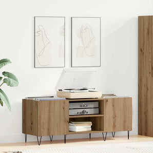Dulap pentru discuri de vinil Stejar Artizanal 121 x 38 x 48 cm