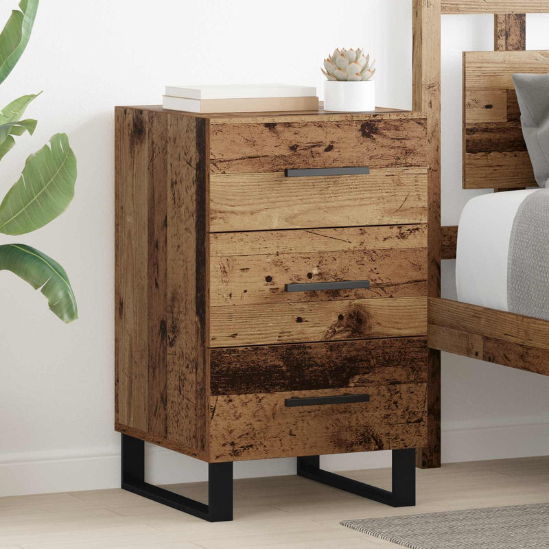 Dulap de noapte Lemn Vechi 40 x 40 x 66 cm Lemn prelucrat