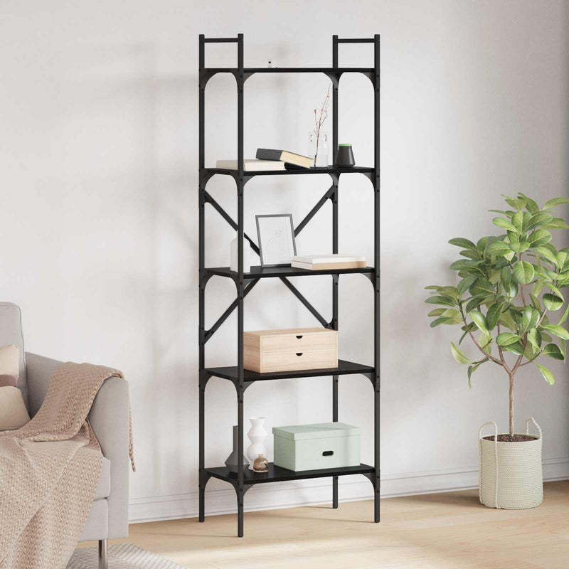 Bibliotecă 5 niveluri 56 x 32 x 174 cm Lemn prelucrat