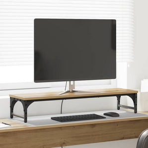 Suport pentru monitor Stejar Artizanal 85 x 23 x 15,5 cm