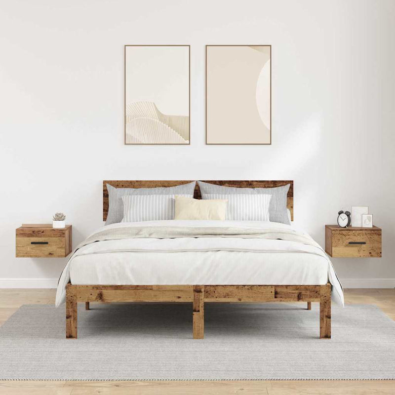 Dulap de noapte 2 buc. 35 x 35 x 20 cm Lemn prelucrat