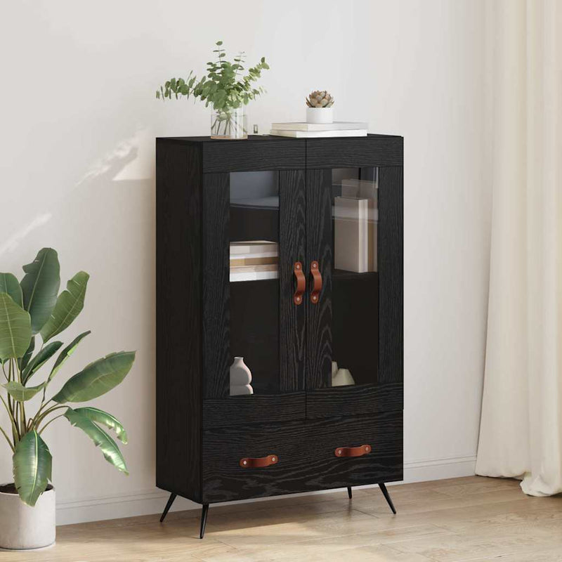 Bufet Stejar Negru 69,5 x 31 x 115 cm