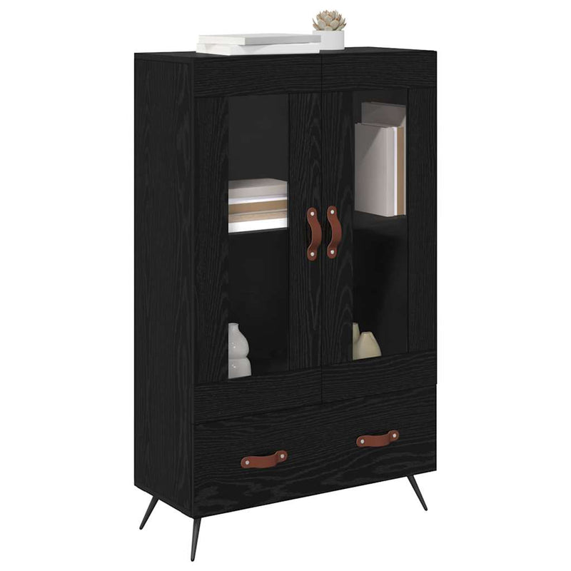 Bufet Stejar Negru 69,5 x 31 x 115 cm