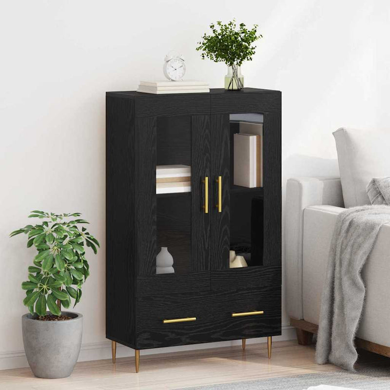 Bufet cu sertar Stejar Negru 69,5 x 31 x 115 cm