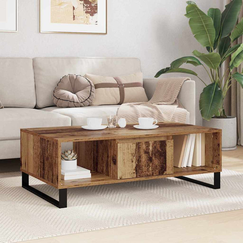 Masă de cafea Lemn vechi 104 x 60 x 35 cm Lemn prelucrat