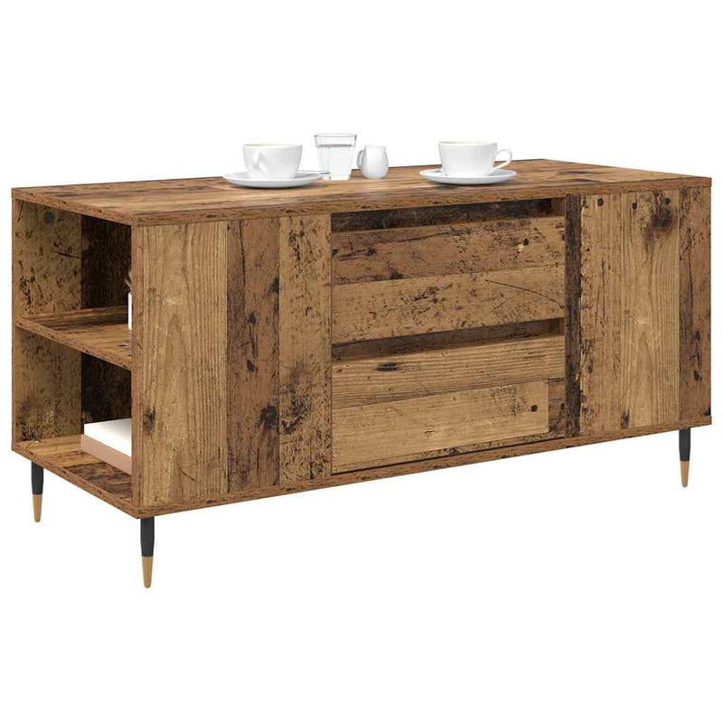 Masă de cafea Lemn Vechi 102 x 44,5 x 50 cm Lemn prelucrat