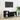 Cabinet TV 100 x 35 x 55 cm Stejar Negru Lemn prelucrat