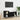 Cabinet TV 100 x 35 x 55 cm Stejar Negru Lemn prelucrat