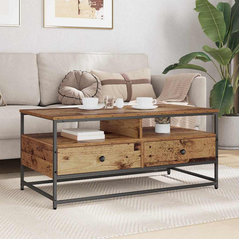 Masă de cafea Lemn vechi 100 x 51 x 45 cm Lemn prelucrat