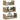 Set rafturi de perete 3 buc. Stejar Artizanal 40x16x14cm