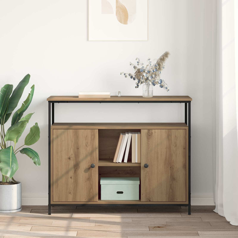 Bufet Stejar Artizanal 100 x 35 x 80 cm Lemn prelucrat