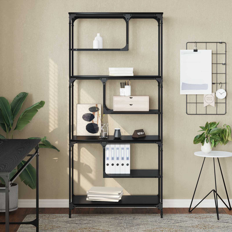Bibliotecă 6 niveluri 81 x 36 x 176 cm Lemn prelucrat