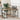 Birou Stejar Artizanal 139 x 139 x 75 cm Lemn prelucrat