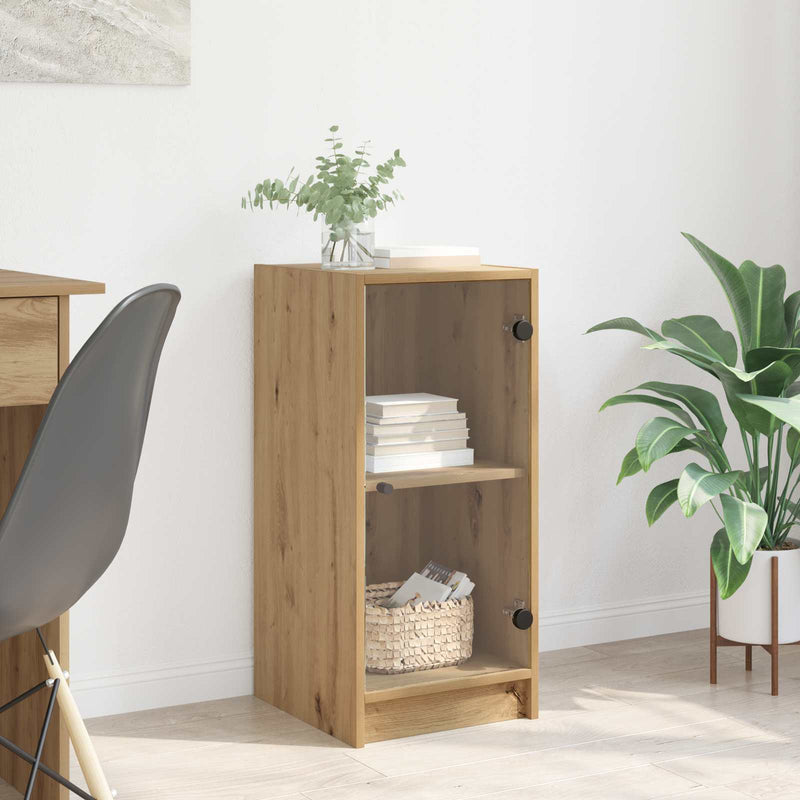 Bufet stejar artizanal 35 x 37 x 76 cm Lemn prelucrat