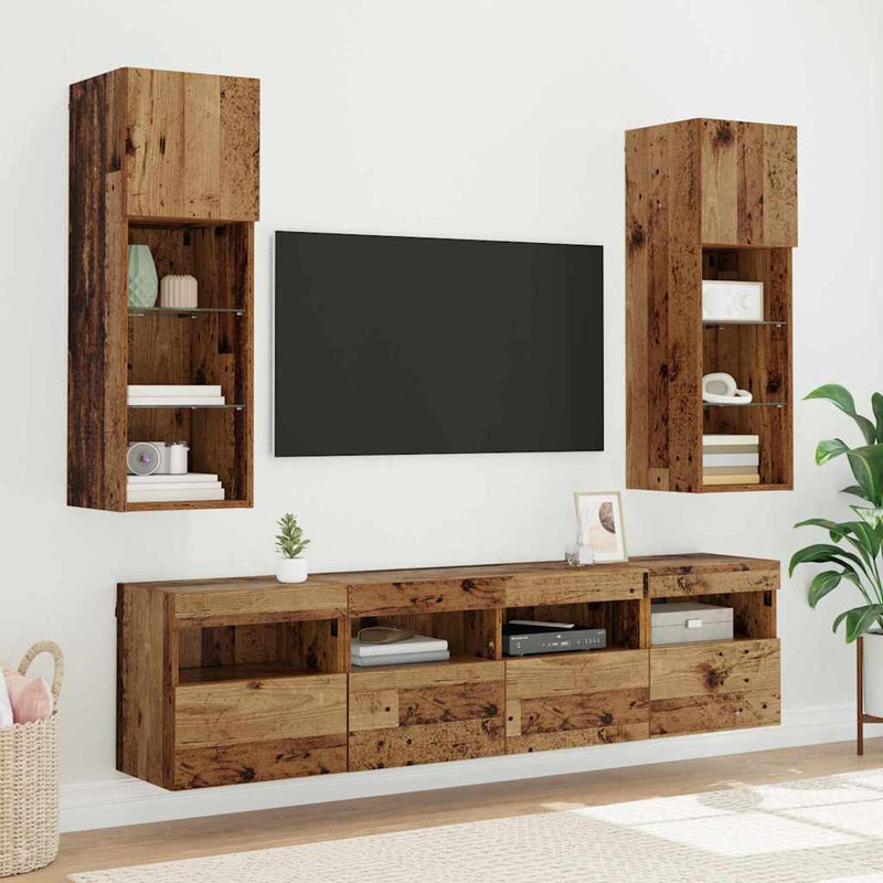 Dulap TV de perete 40 x 30 x 40 cm Lemn Vechi Lemn prelucrat