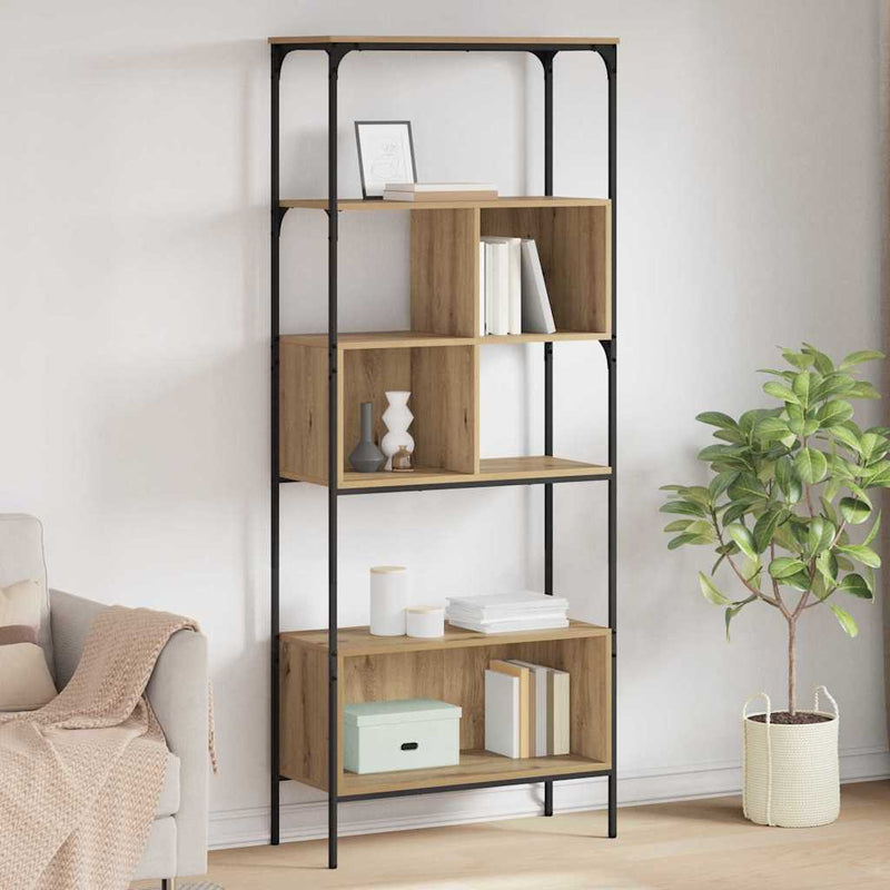 Bibliotecă 7 niveluri 76 x 33 x 188,5 cm Lemn prelucrat