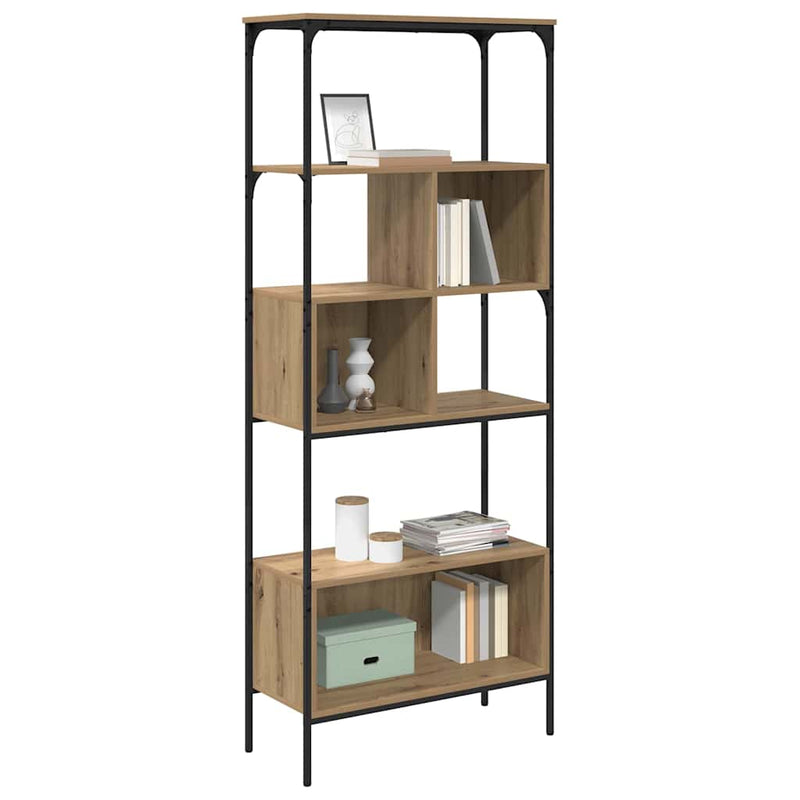 Bibliotecă 7 niveluri 76 x 33 x 188,5 cm Lemn prelucrat
