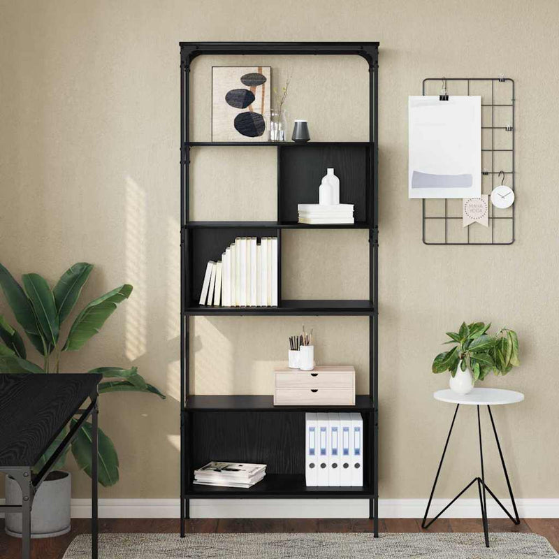 Bibliotecă 7 niveluri 76 x 33 x 188,5 cm Lemn prelucrat