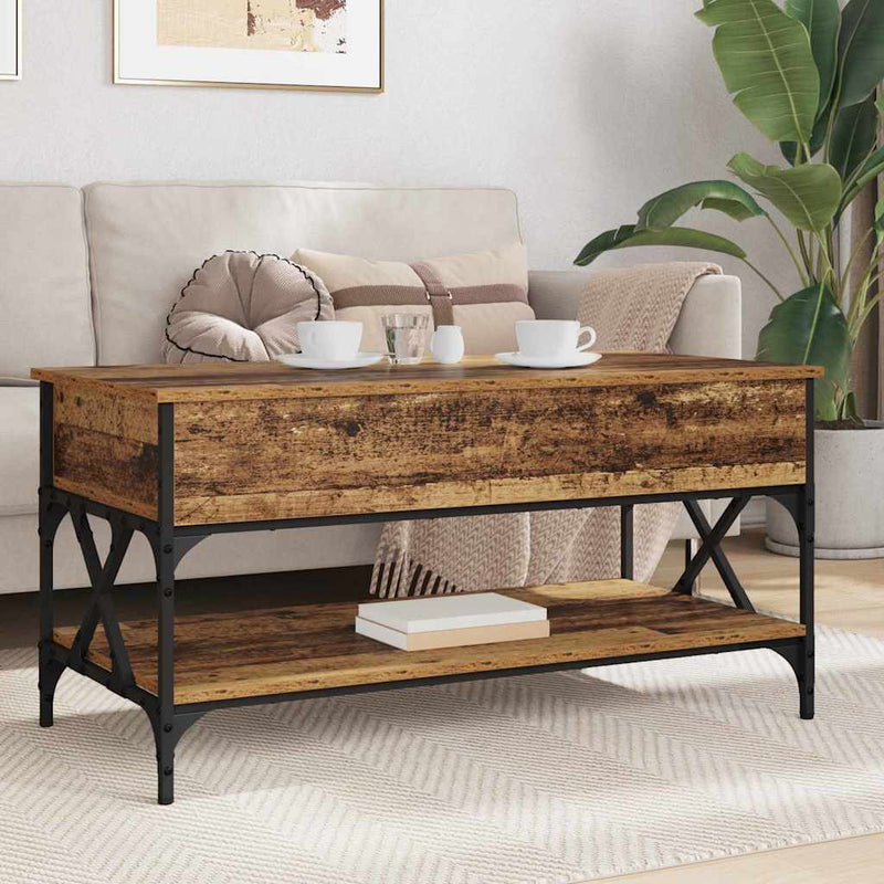 Masă de cafea Lemn Vechi 100 x 50 x 50 cm Lemn prelucrat