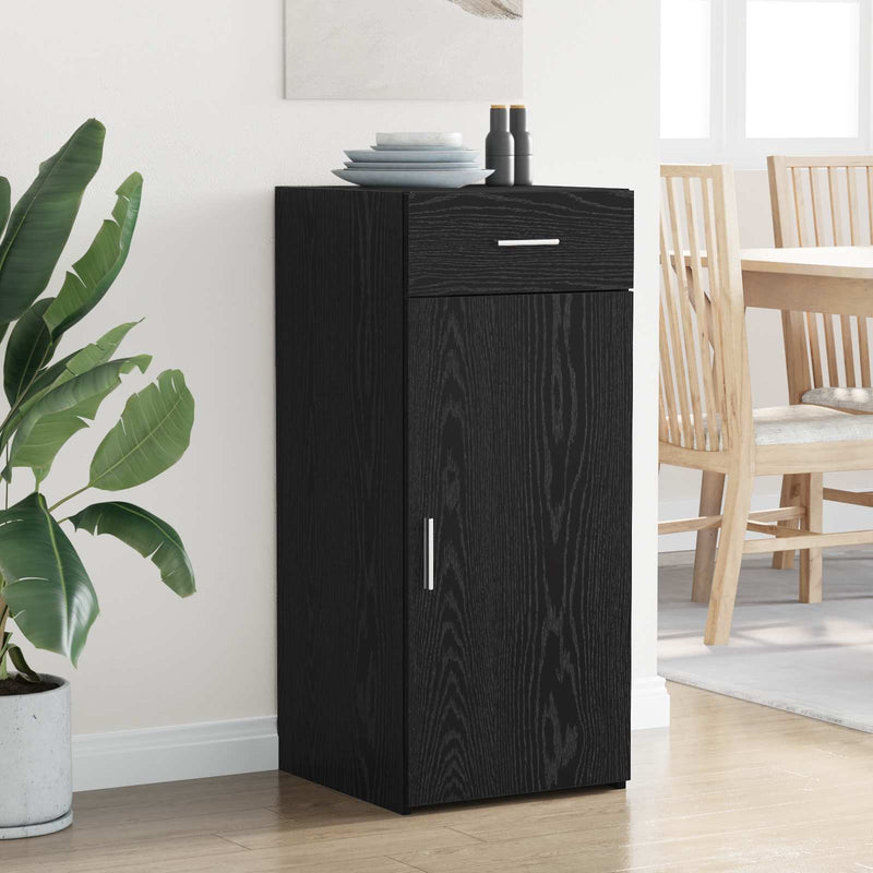 Dulap de depozitare cu sertar Stejar Negru 40 x 42,5 x 93 cm