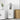 Dulap de Baie Alb 30 x 35 x 95 cm Lemn prelucrat, Metal