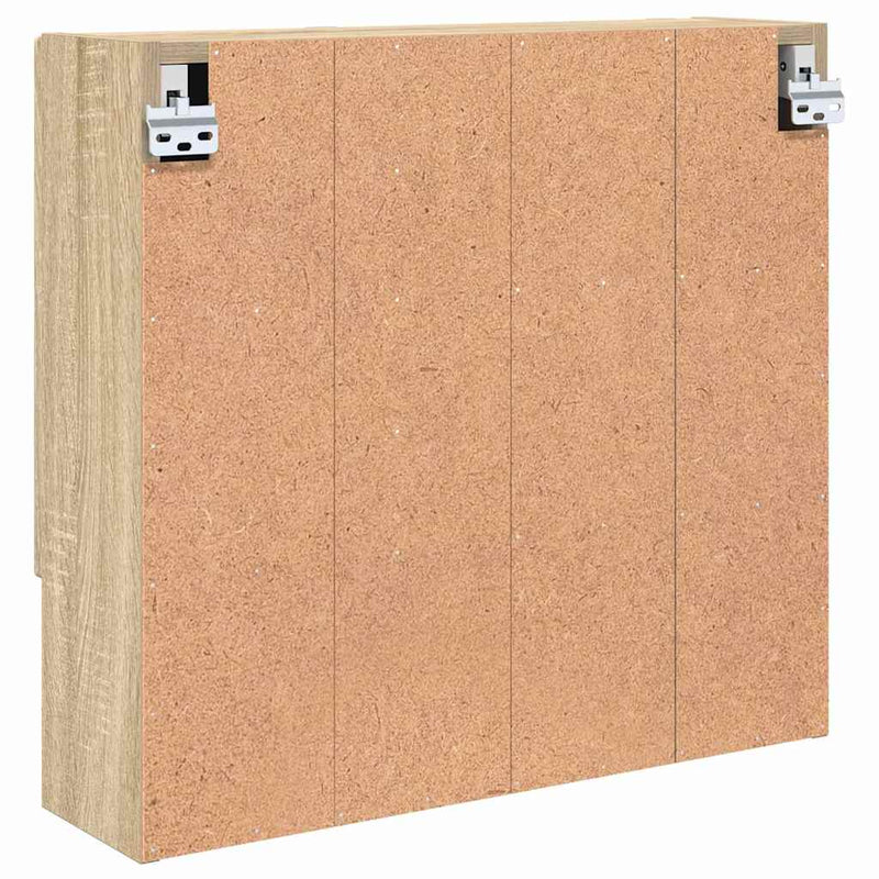 Dulap cu oglindă Stejar Sonoma 59 x 17 x 55 cm Lemn prelucrat