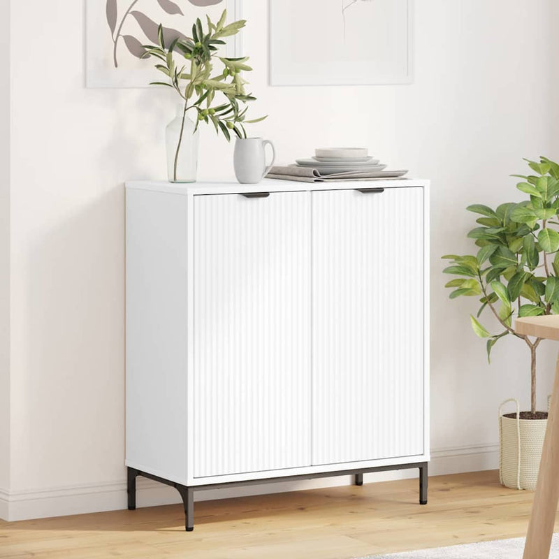Bufet Alb 69,5 x 33 x 82 cm Lemn prelucrat