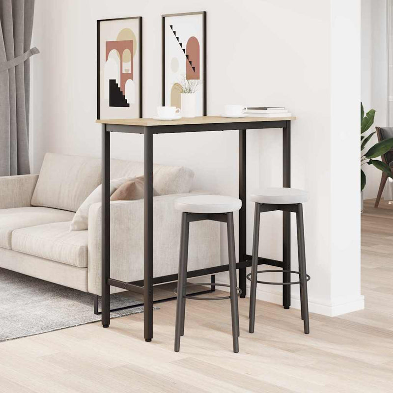 masă Stejar Sonoma 100 x 40 x 100,5 cm Lemn ingineresc și oțel