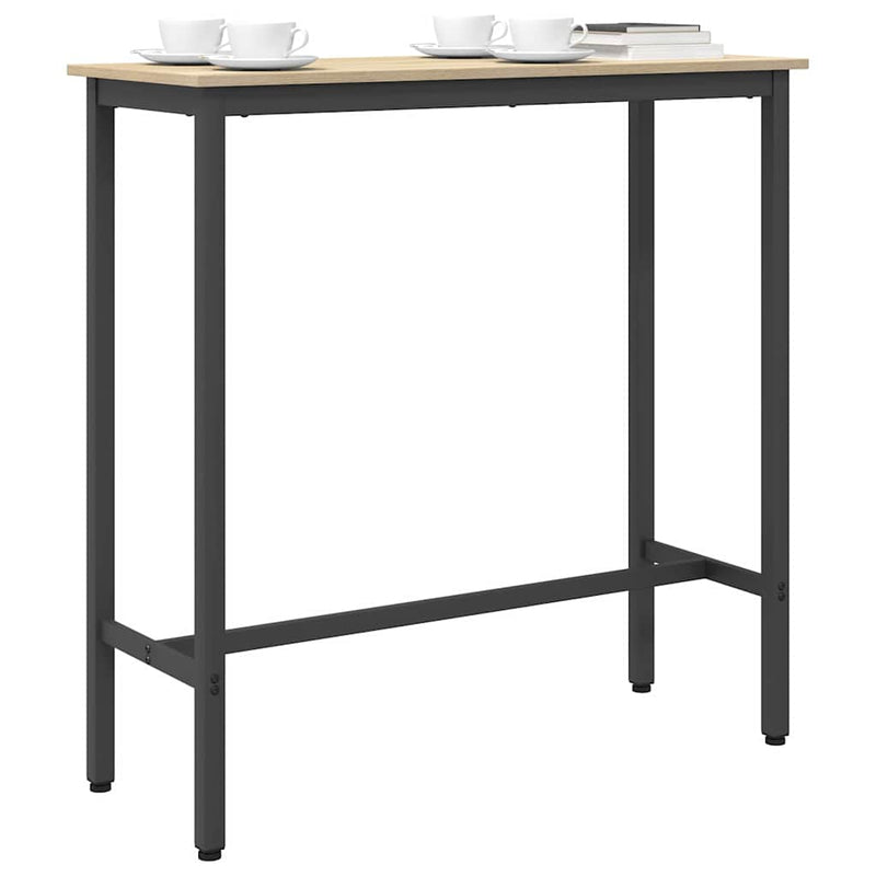 masă Stejar Sonoma 100 x 40 x 100,5 cm Lemn ingineresc și oțel