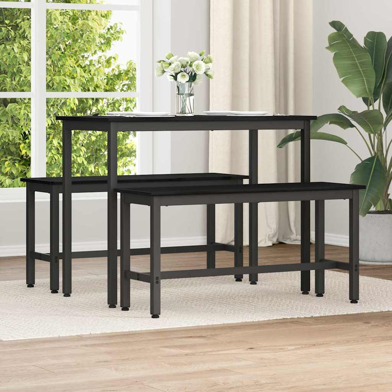 Bancă de Dining 100 x 32,5 x 48,5 cm 2 buc.