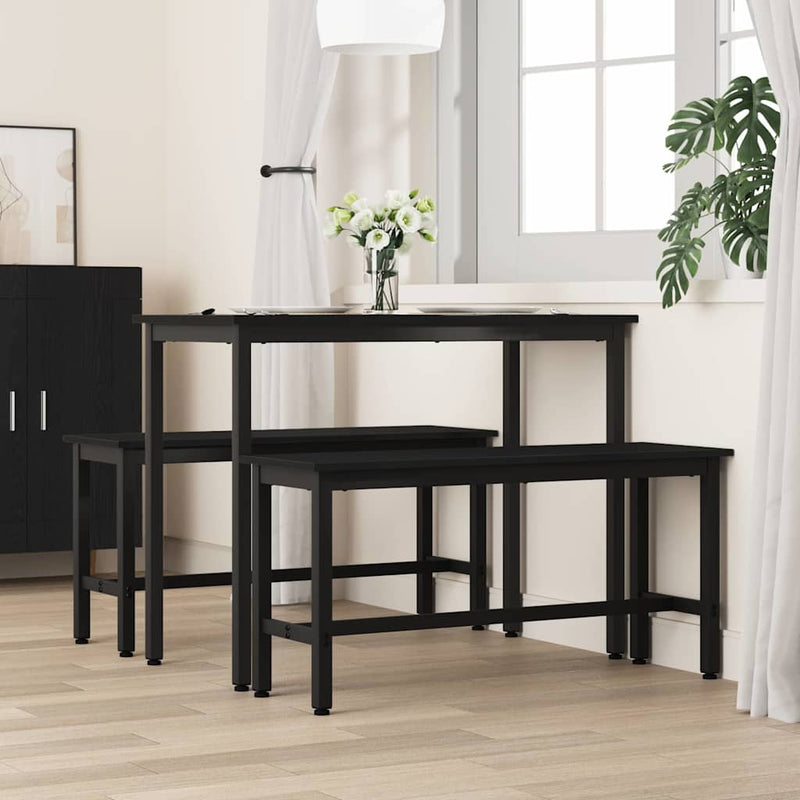 Bancă de Dining 100 x 32,5 x 48,5 cm 2 buc.