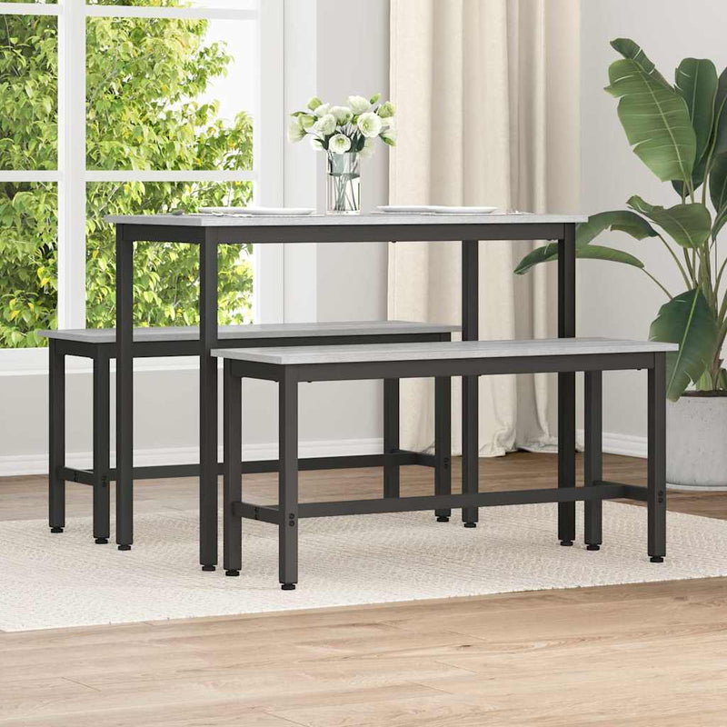 Bancă de Dining 100 x 32,5 x 48,5 cm 2 buc.