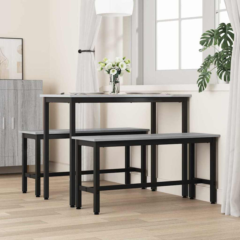 Bancă de Dining 100 x 32,5 x 48,5 cm 2 buc.