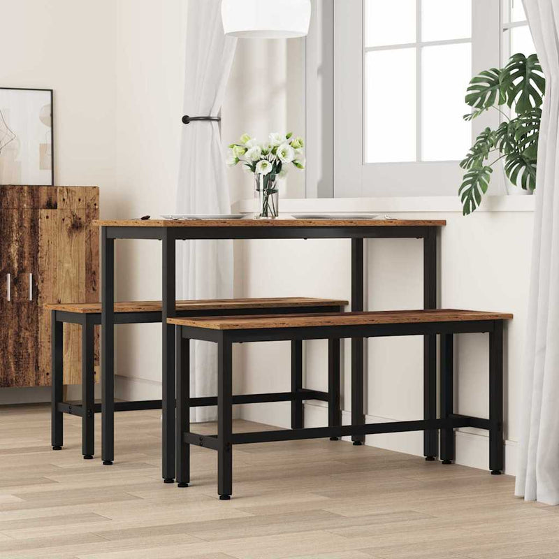 Bancă de Dining 100 x 32,5 x 48,5 cm 2 buc.
