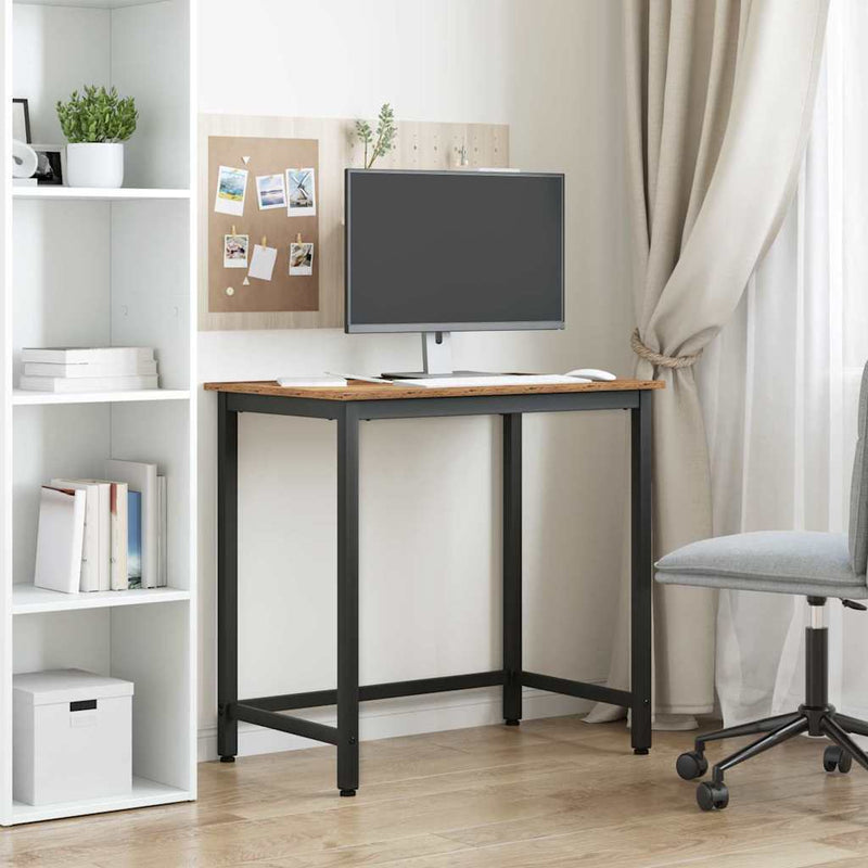masă Lemn vechi 100 x 50 x 76,5 cm Lemn ingineresc și oțel