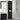 Set dulap baie TULUM Negru 37 x 31,5 x 203 cm Lemn prelucrat