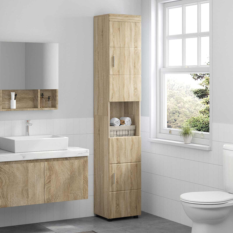 Set dulap baie TULUM Stejar Sonoma 37 x 31,5 x 203 cm