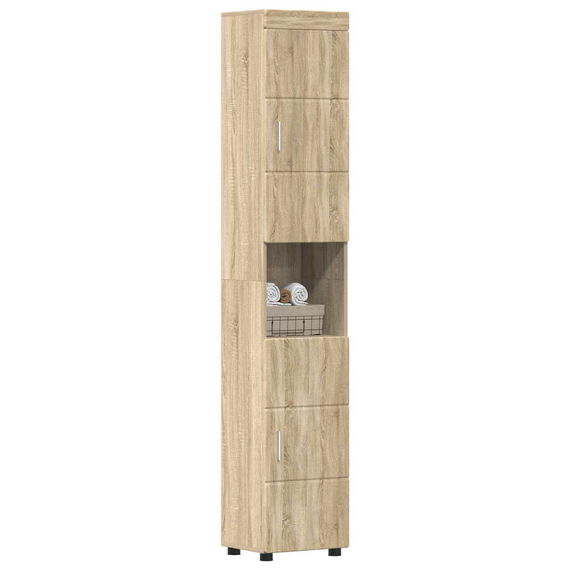 Set dulap baie TULUM Stejar Sonoma 37 x 31,5 x 203 cm