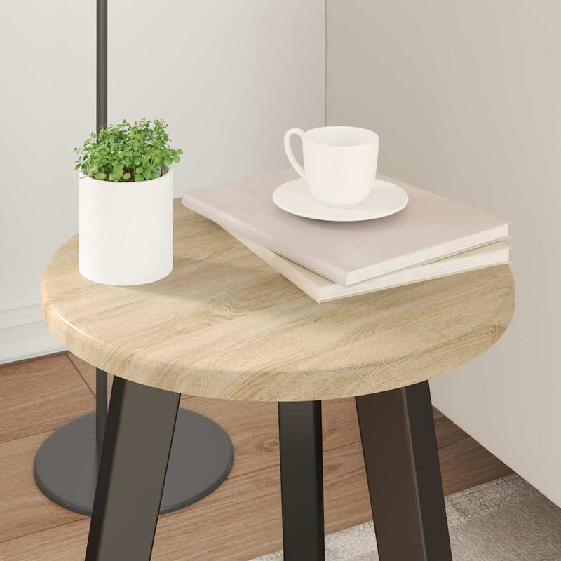 Placă de masă Ø 30 x 1,5 cm Rotund Lemn prelucrat Stejar Sonoma