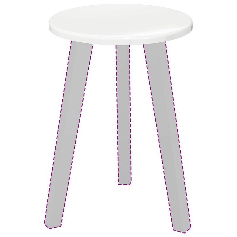 Placă de masă Ø 30 x 1,5 cm Rotund Lemn prelucrat