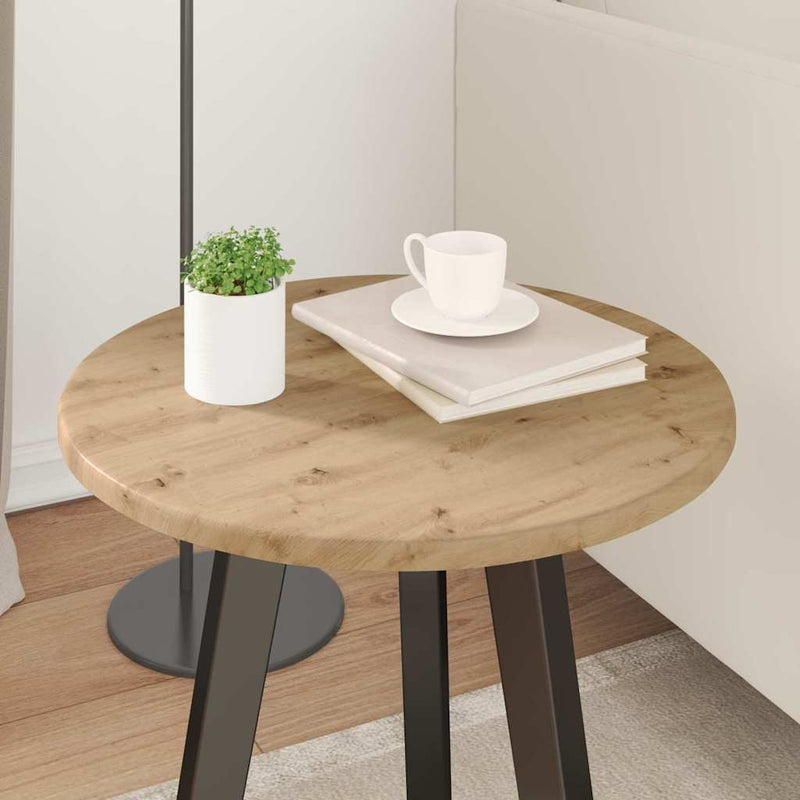 Placă de masă Ø 40 x 1,5 cm Rotund Lemn prelucrat