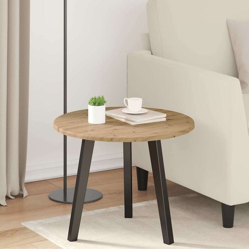 Placă de masă Ø 50 x 1,5 cm Rotund Lemn prelucrat