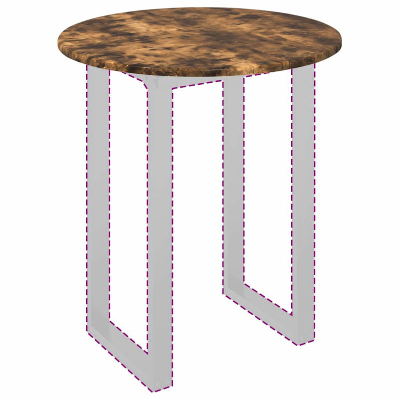 Placă de masă Ø 60 x 1,5 cm Rotund Lemn prelucrat